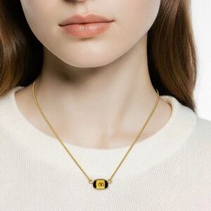 Valentino Garavani VLogo Pendant Gold Plated Necklace